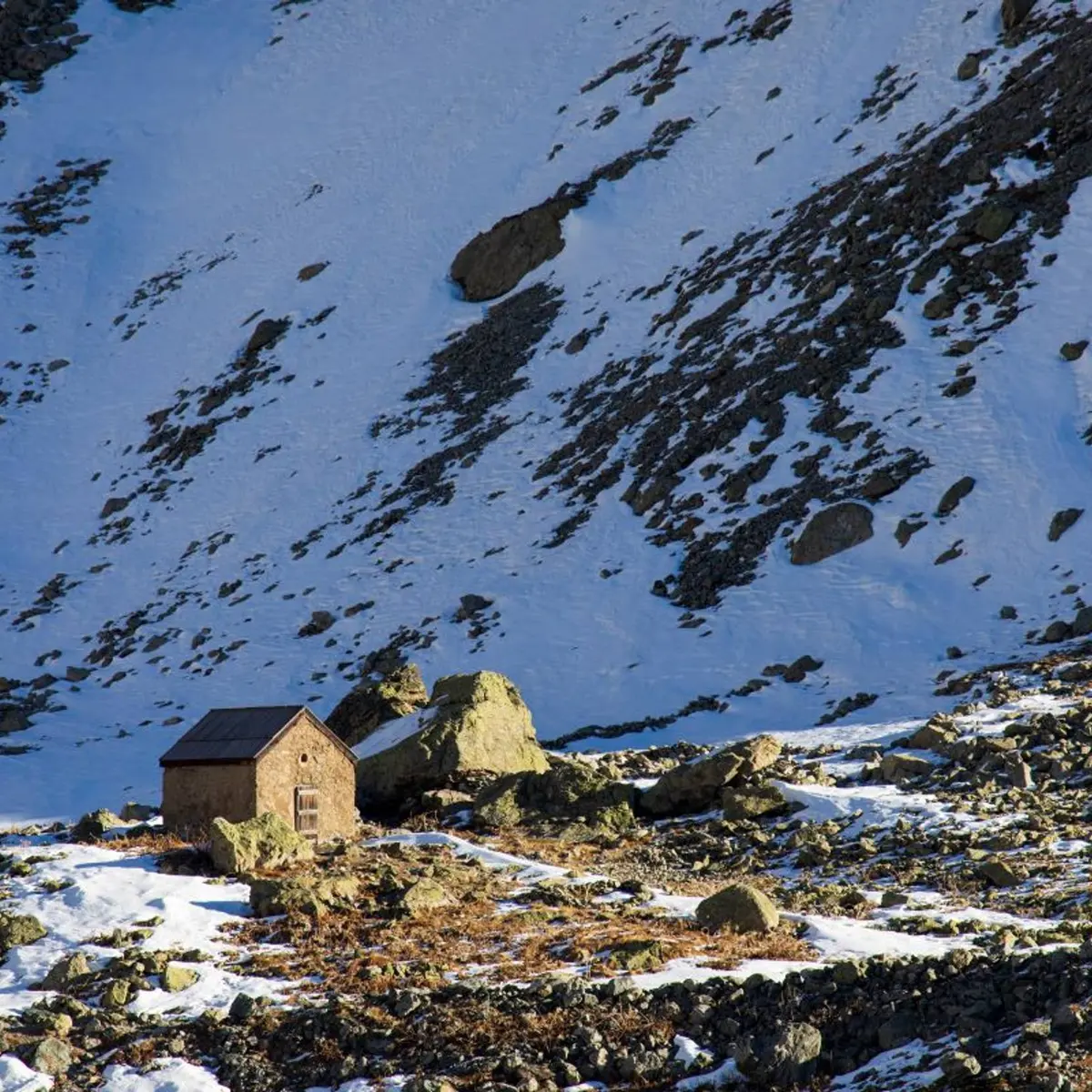 Refuge Tuckett à l'automne