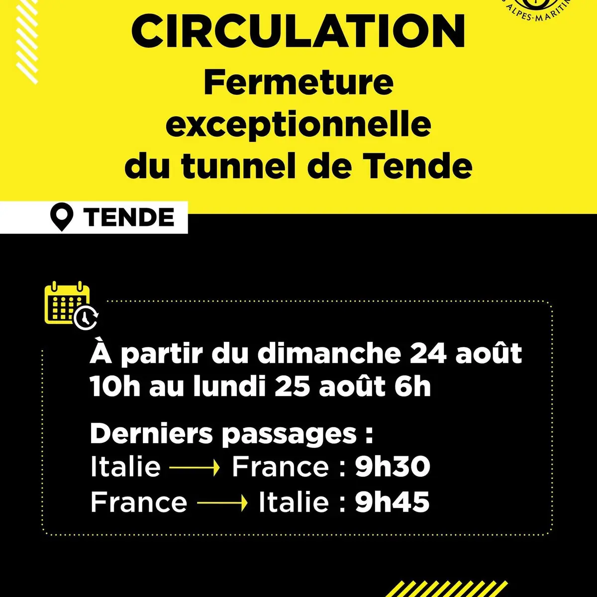 Fermeture exceptionnelle