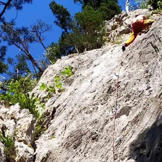 voie escalade enfant