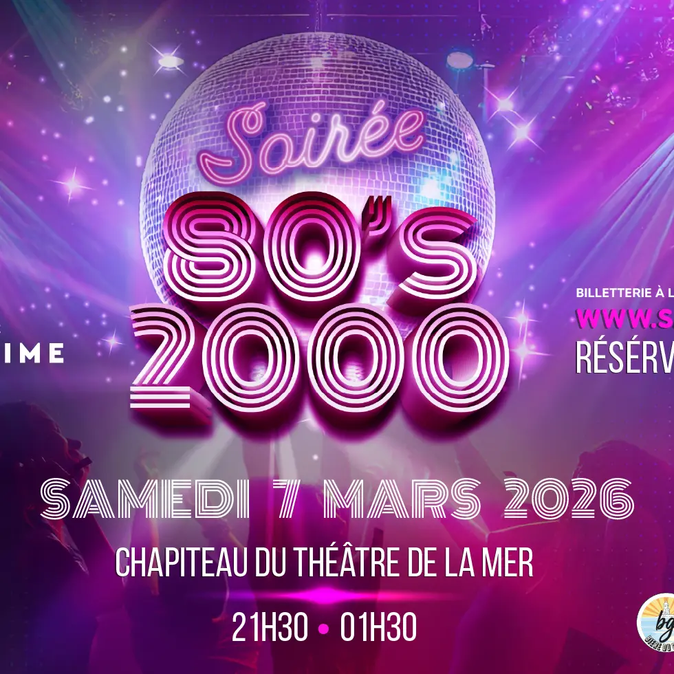 Soirée années 80 à 2000_Sainte-Maxime