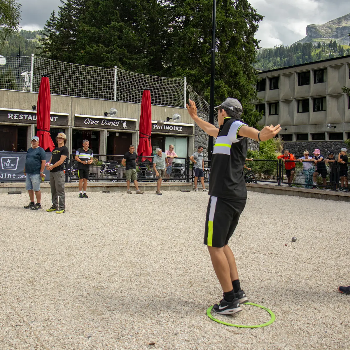 Iemand in volle vaart