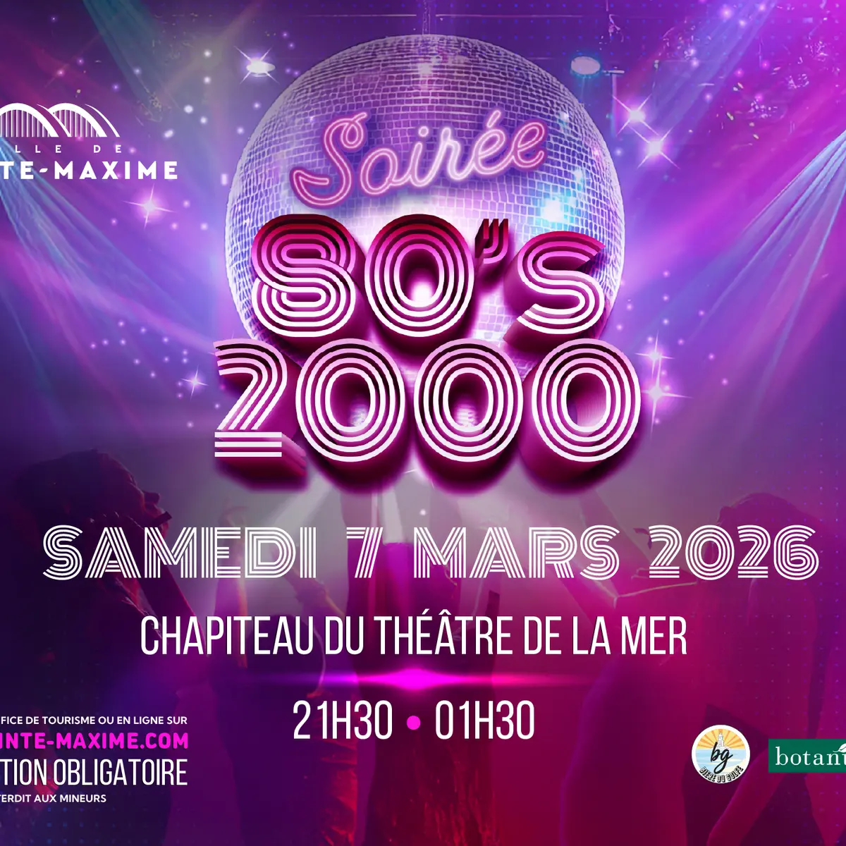 Soirée années 80 à 2000_Sainte-Maxime