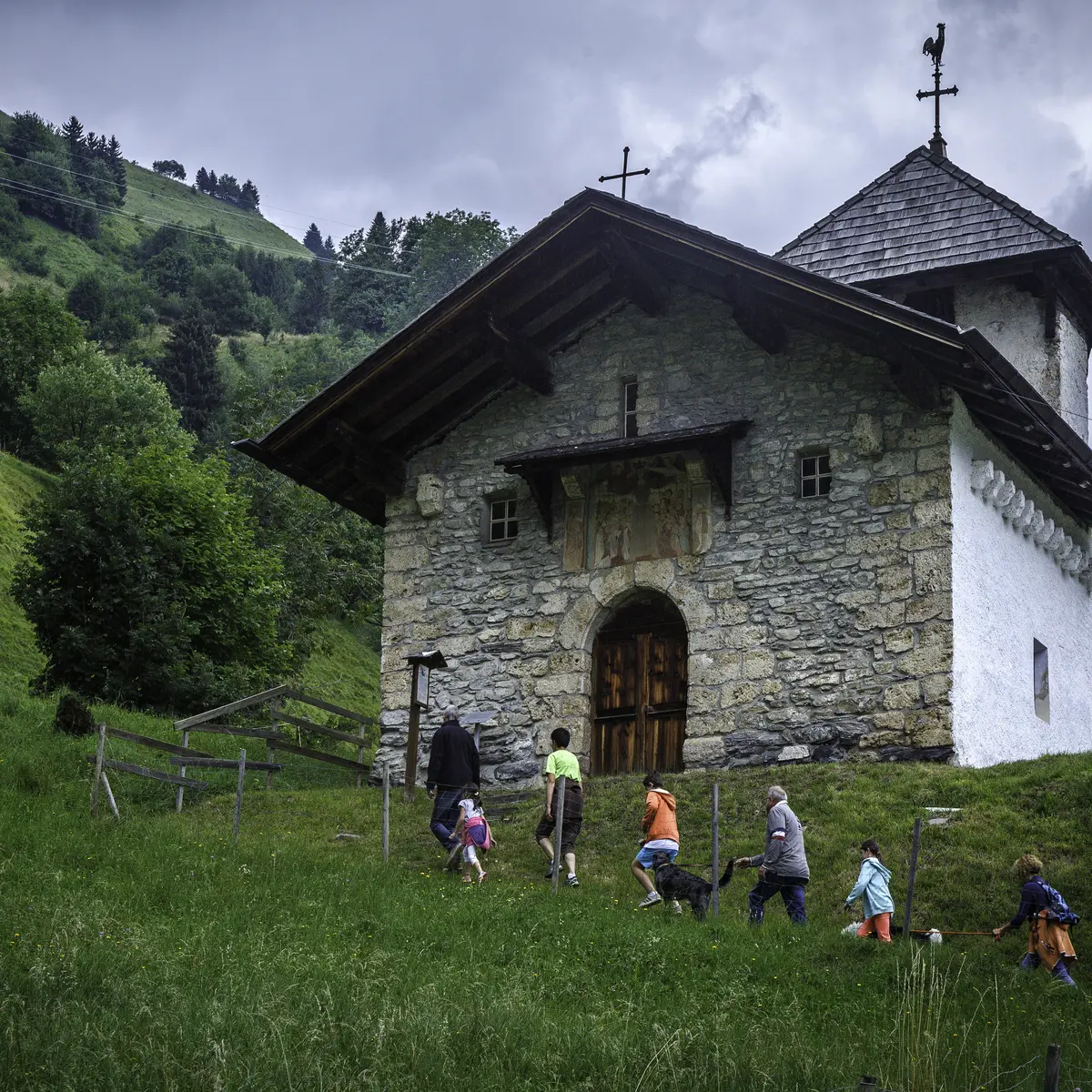 Chapelle de Belleville dans la vallée d'Hauteluce