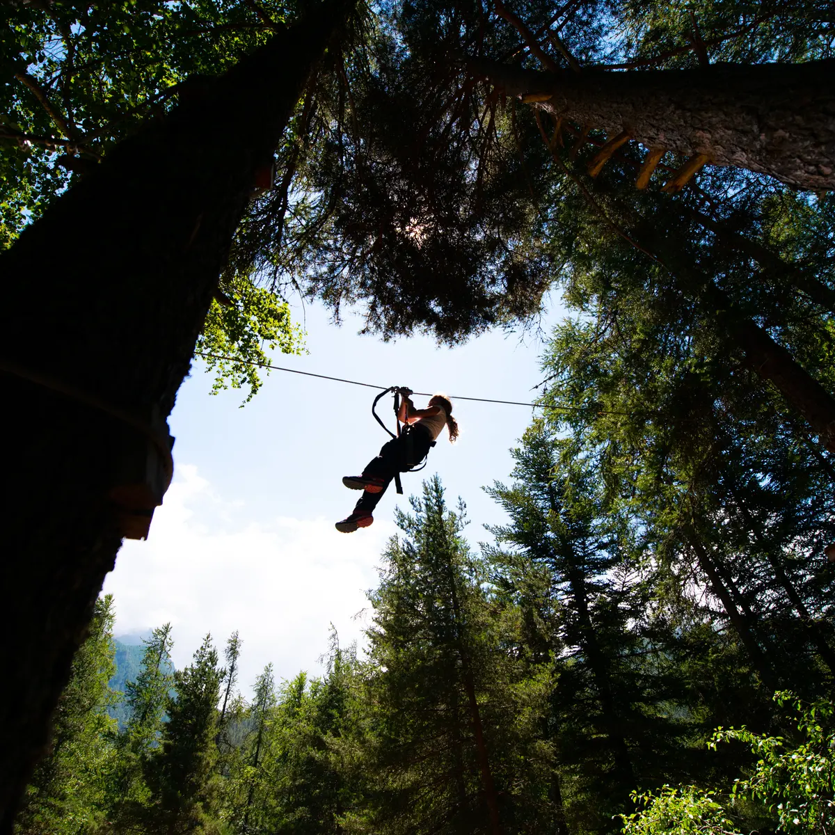 Accrobranche_Base de loisirs d'Orcières