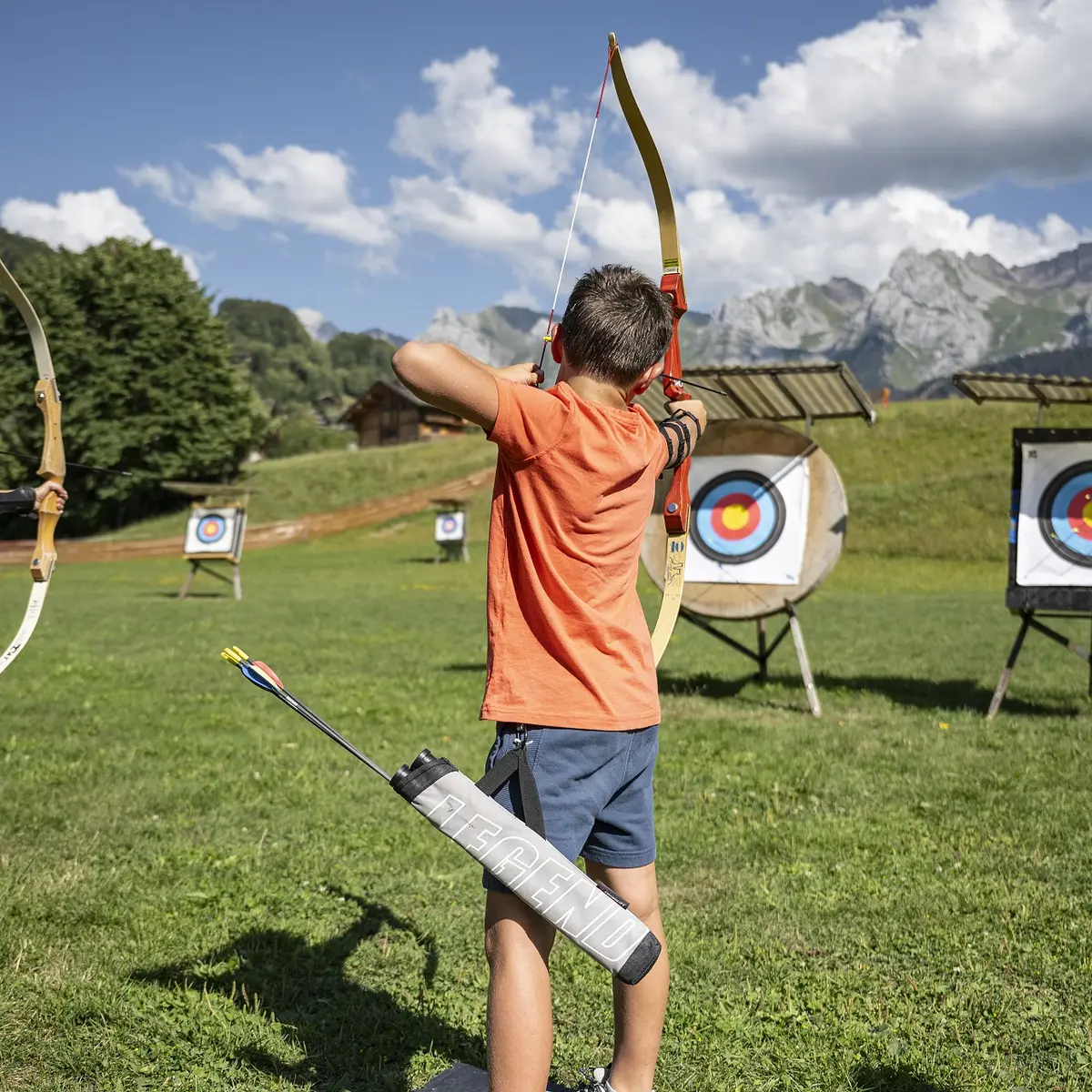 Tir à l'arc au Grand-Bornand : séances 5-7 ans
