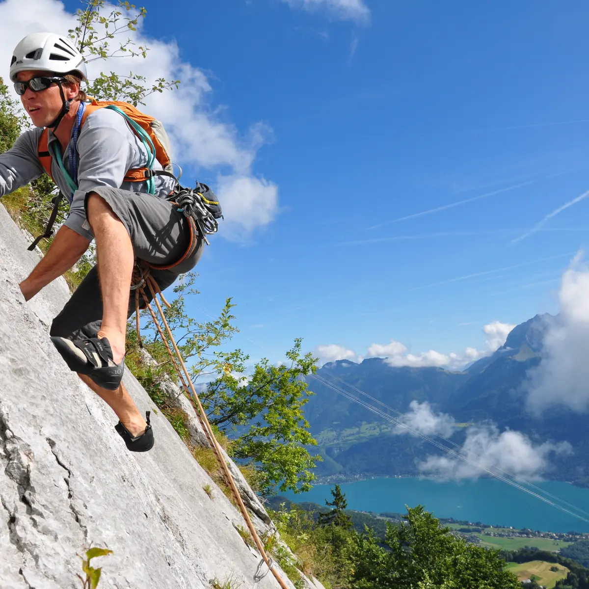 Voies d'escalade