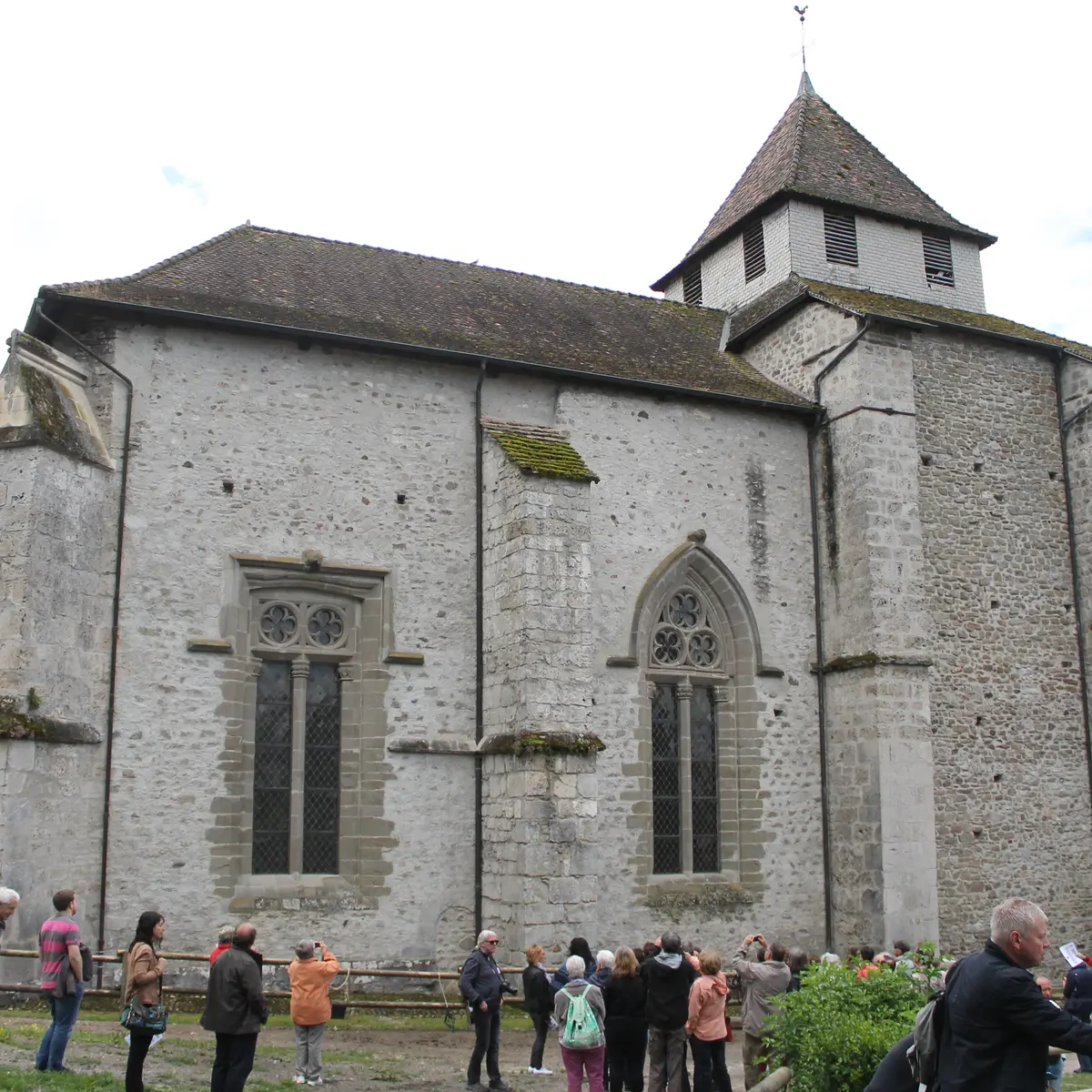 Photo de visite du site clunisien de contamine sur arve