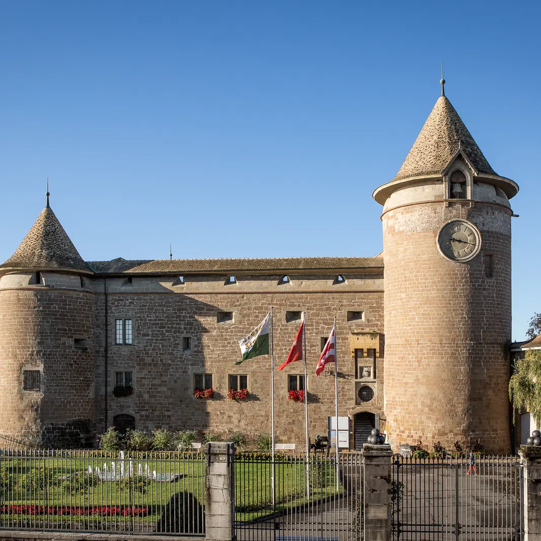 Le château de Morges vu de l'extérieur