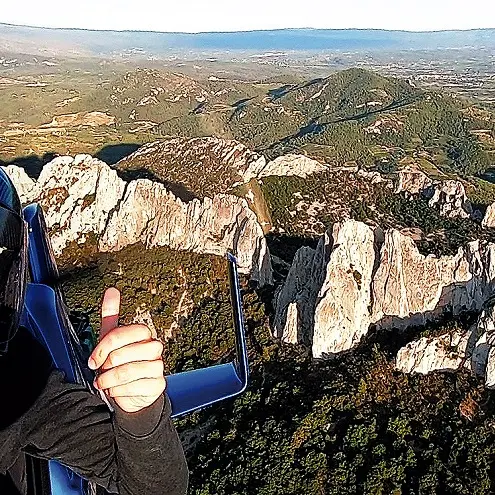 Vol en ULM autour des Dentelles de Montmirail