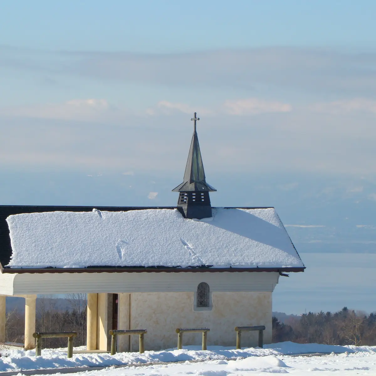 Chapelle de Champeillant en hiver