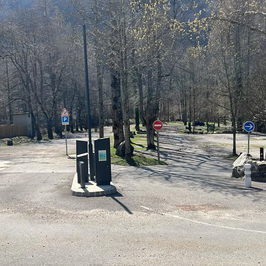 Le parking des forges d'Orlu