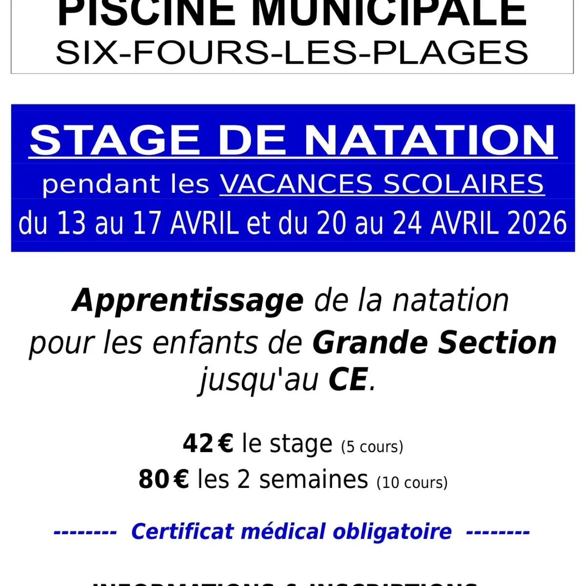 Piscine municipale Six-Fours