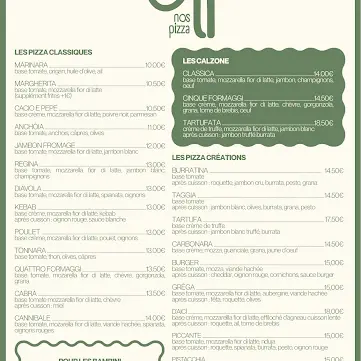 Carte Oli Pizza