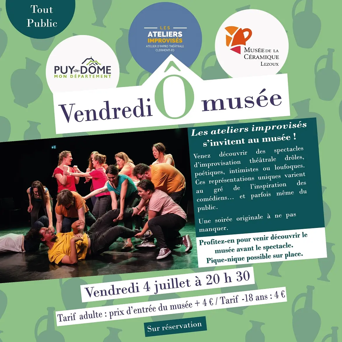Théâtre avec Les ateliers improvisés