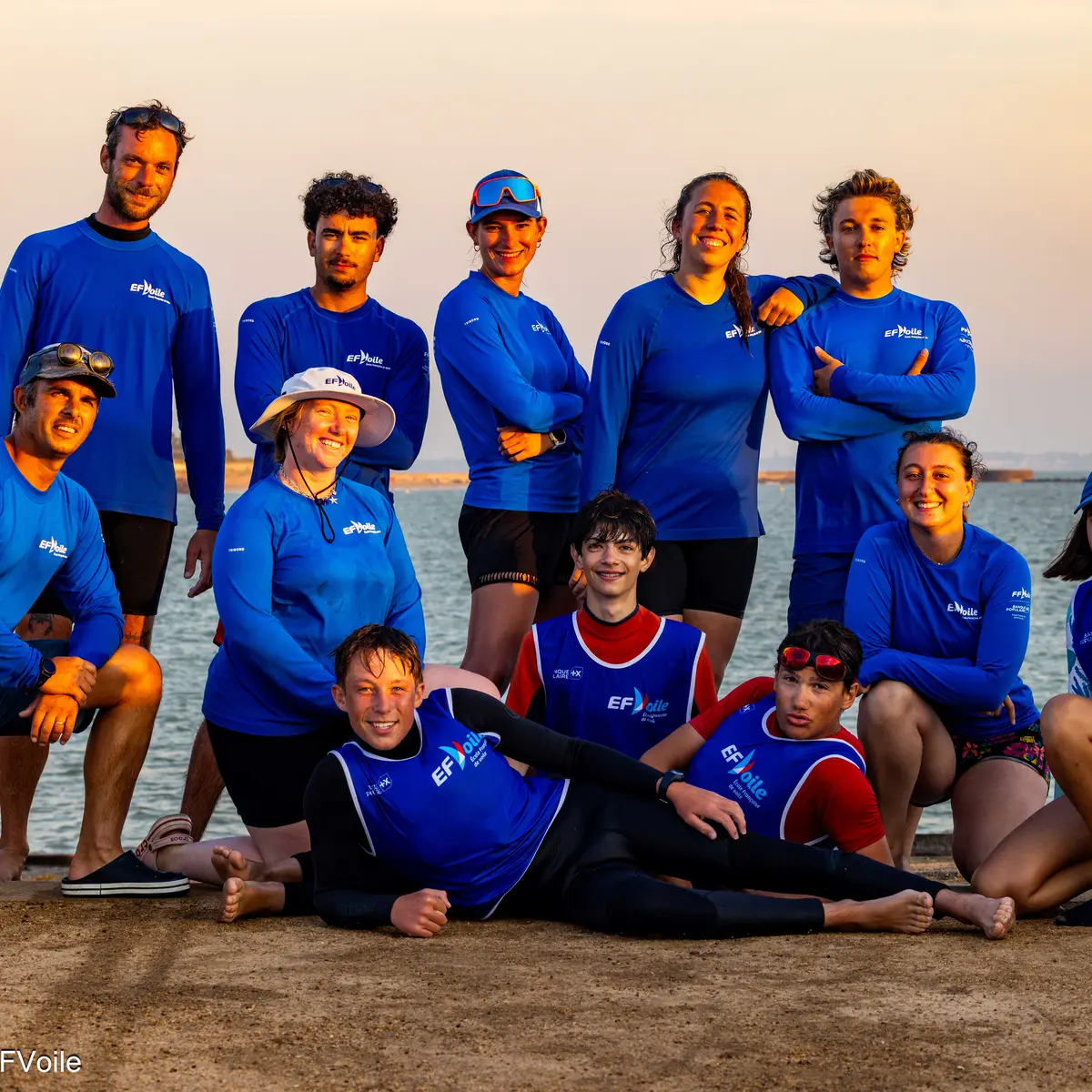 Equipe club de voile Chatelaillon Plage