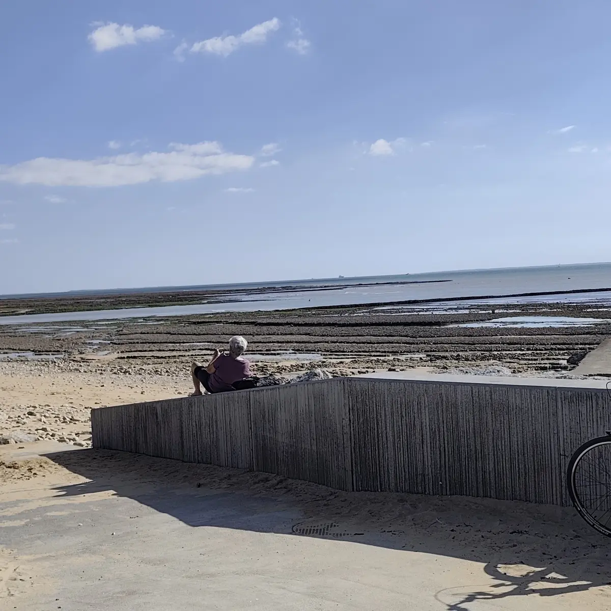Plage de Montamer à marée basse 1