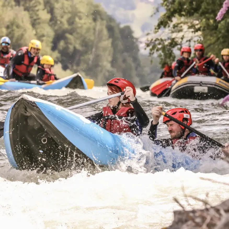 Navigation Aventures PASSY - Canoë-raft - River Explorer Original - Adventures Payraud Session Raft ©