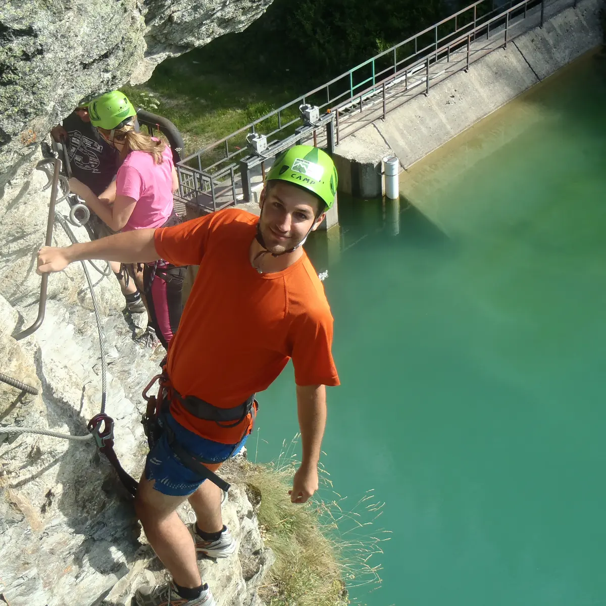 Via ferrata avec Denis