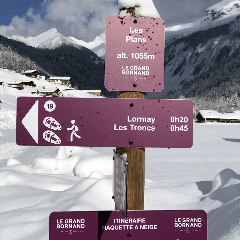 Sentiers raquettes 19 - La vallée du Bouchet