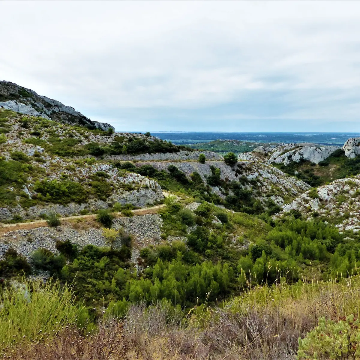 Vue depuis la piste des Lombards