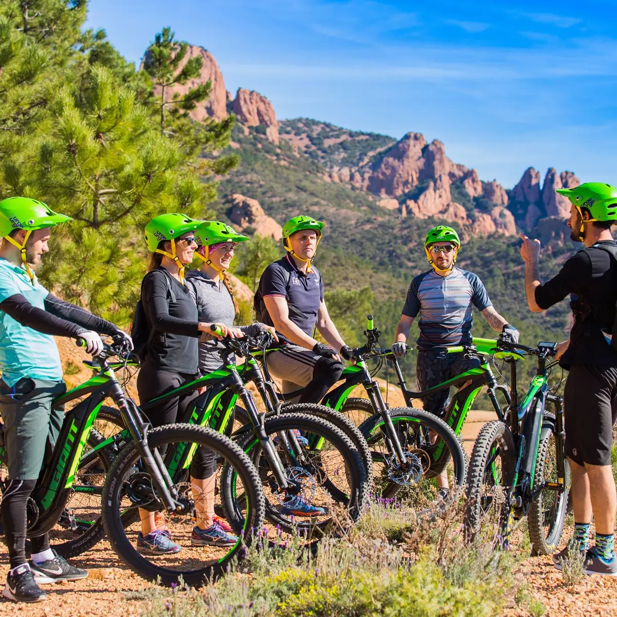 Excursion VTT électrique dans l'Estérel