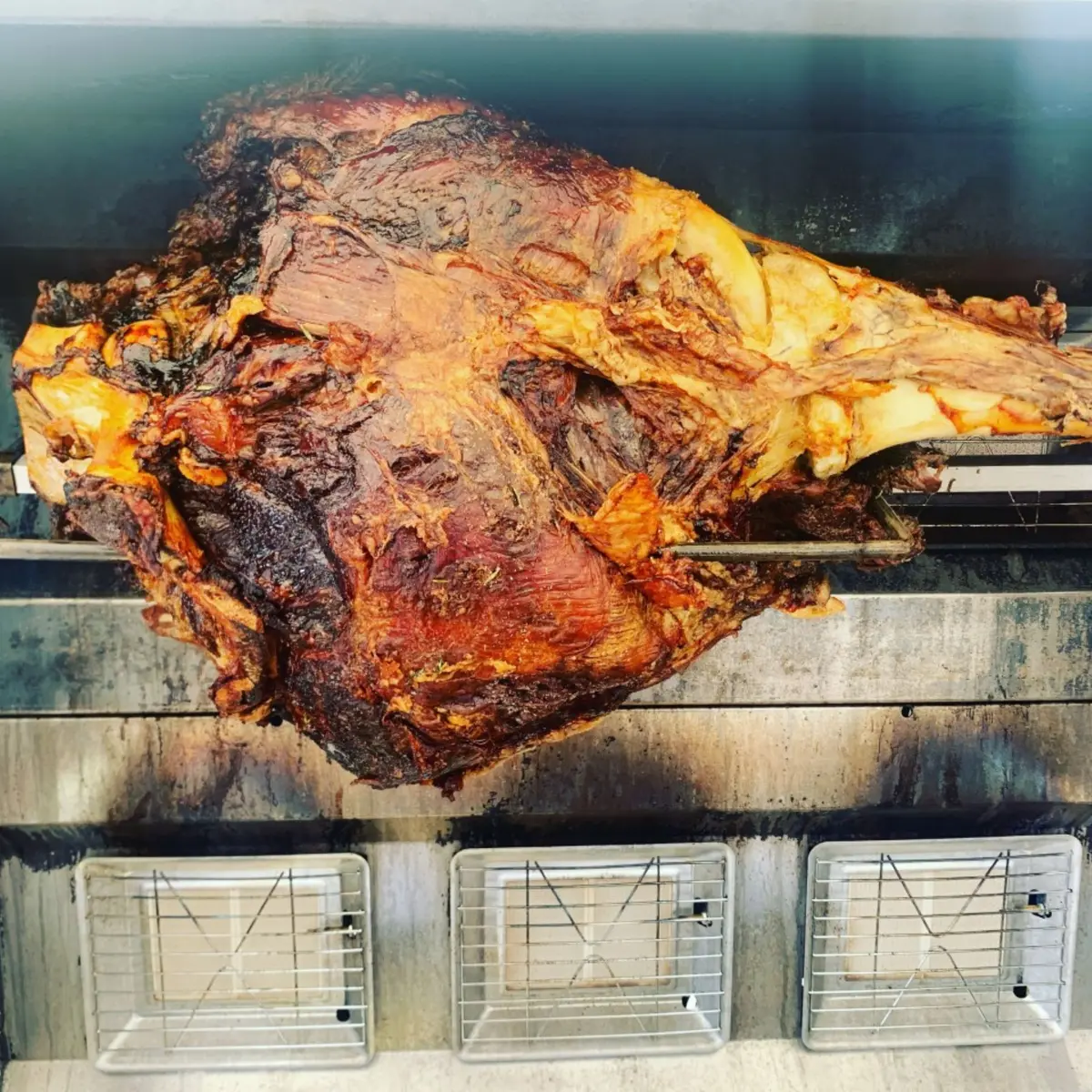 Viande cuite au grill