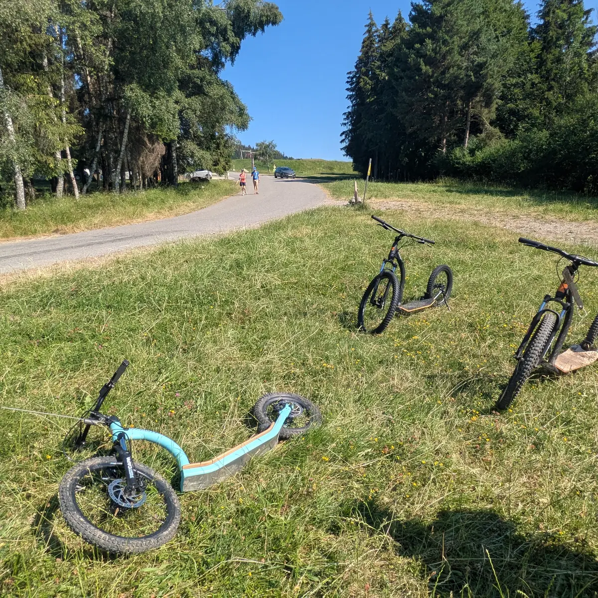Footbike adulte et enfant