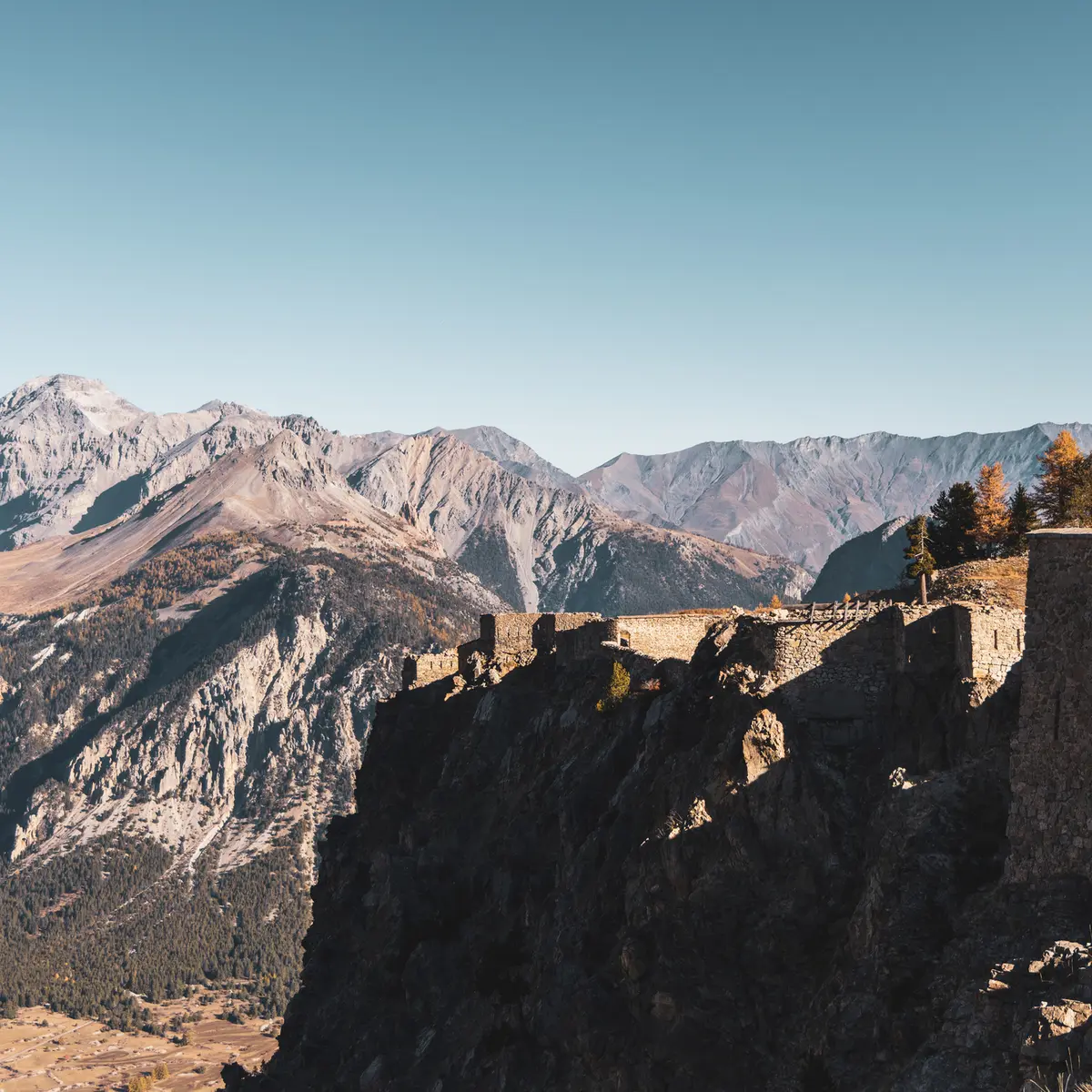 Fort de l'Olive et sommets environnants