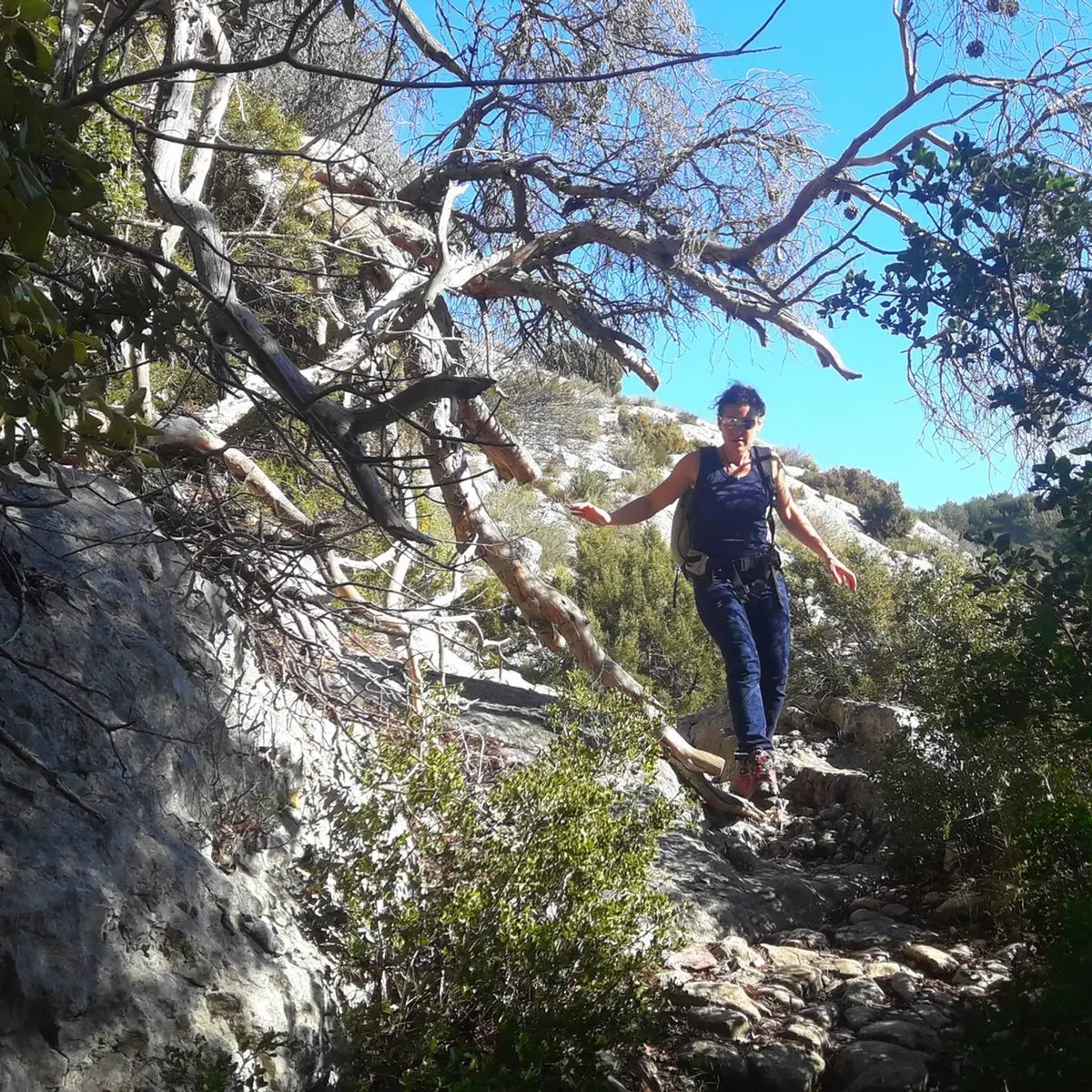 Passage rocailleux du Croupatas