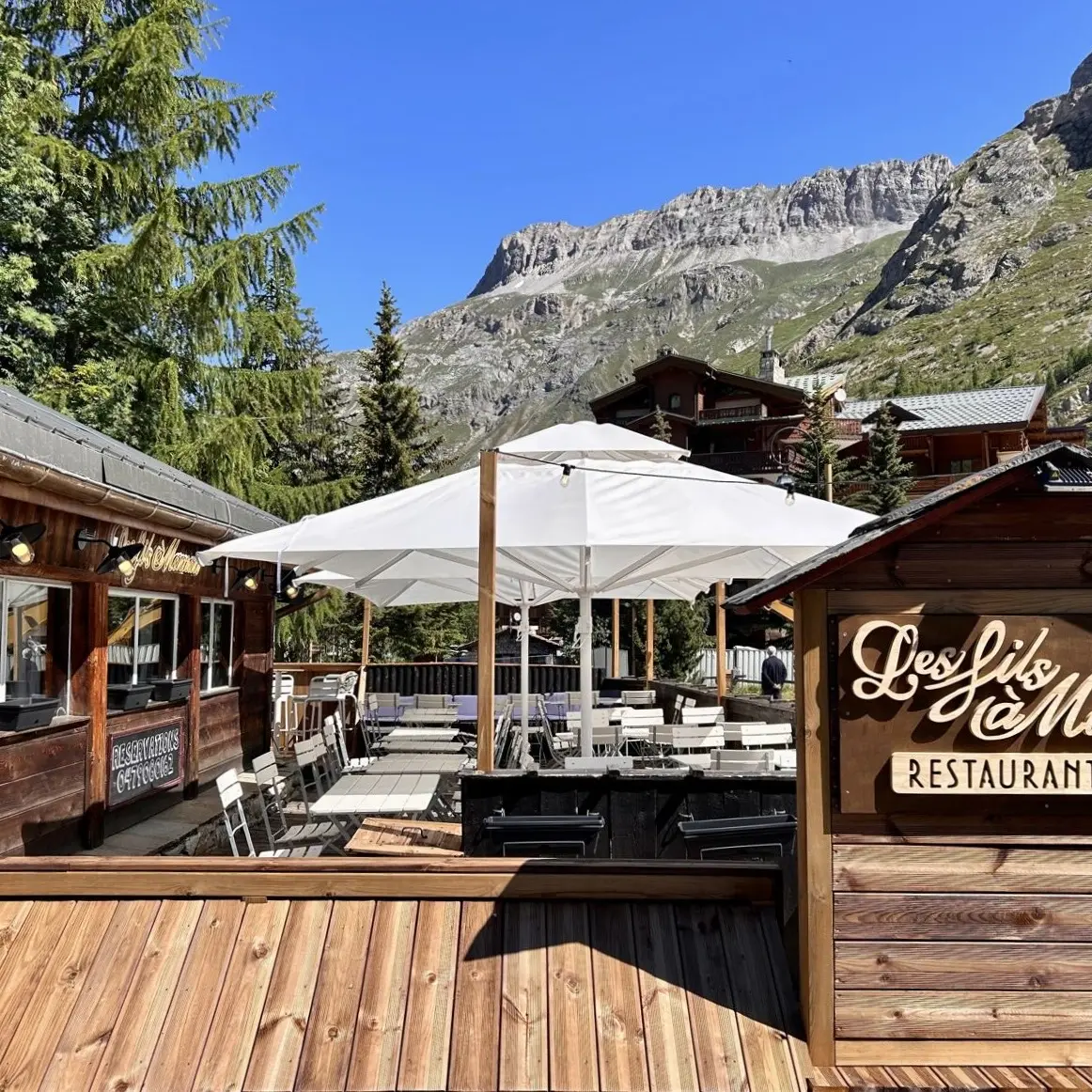 Terrasse-Les Fils à Maman_Val d'Isère