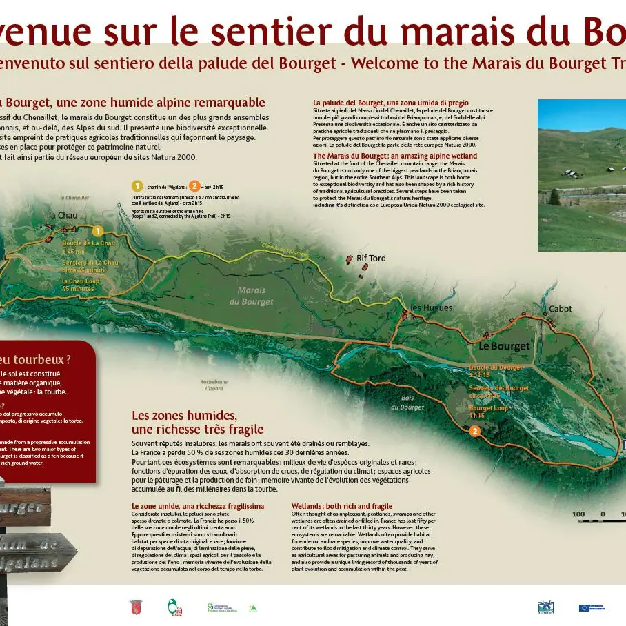 Sentier d'interprétation du Marais du Bourget