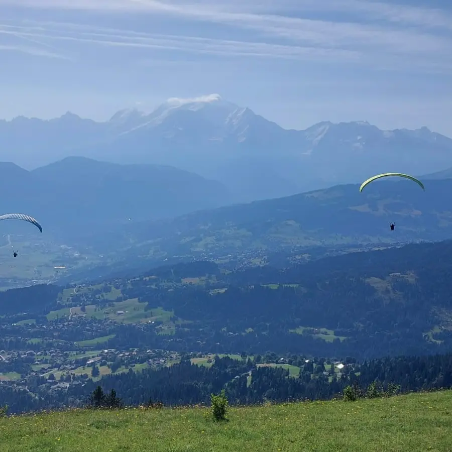 Vue en parapente