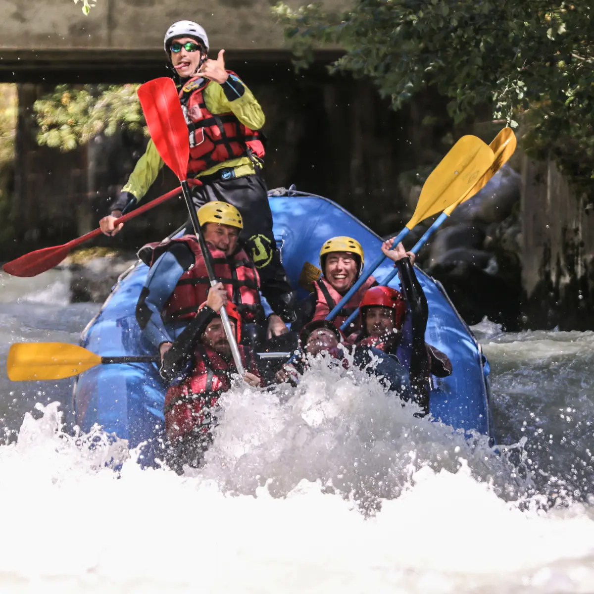 Rafting SPORTS Arveyron Chamonix Adventures Payraud Session Raft ©