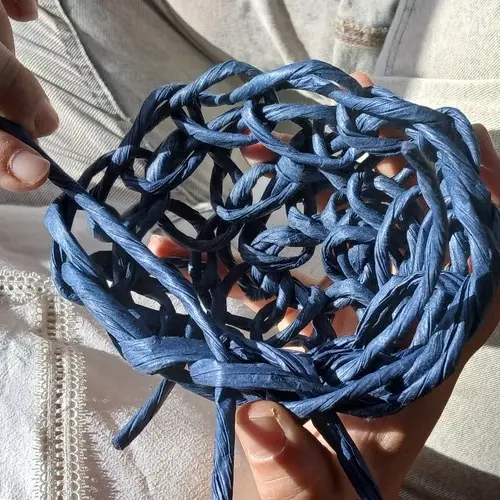 Atelier corbeille en papier au musée de la vannerie à Cadenet_Cadenet