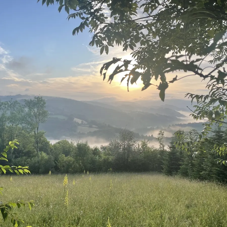 Lever du Soleil au Bez