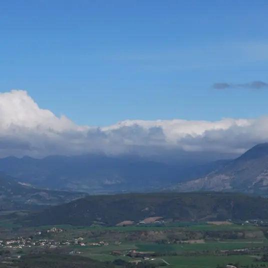 Vue sur Le Bersac depuis le Pic de l'Aigle