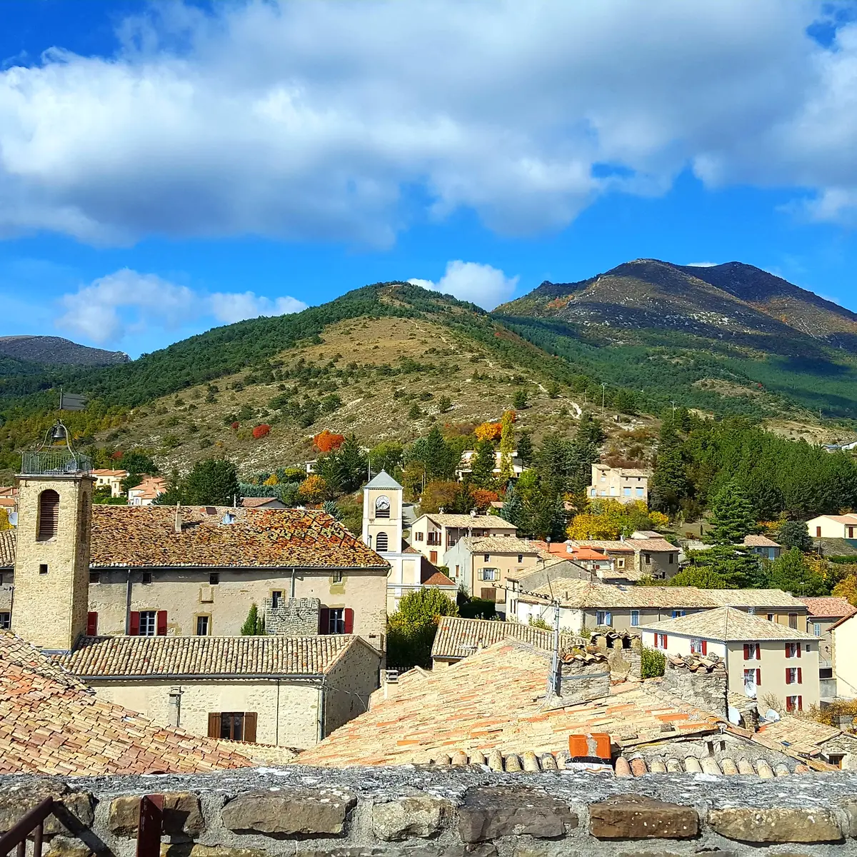 Rosans depuis le sommet de la Tour Carrée