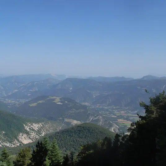 Vue sur la vallée de l'Oule