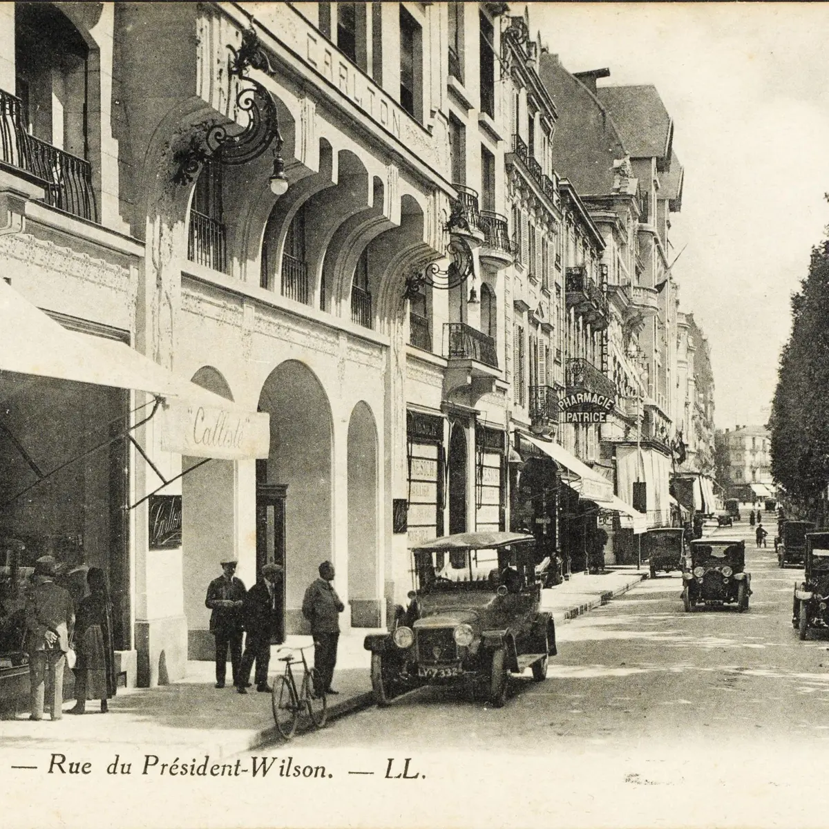 Carte postale, 1922
