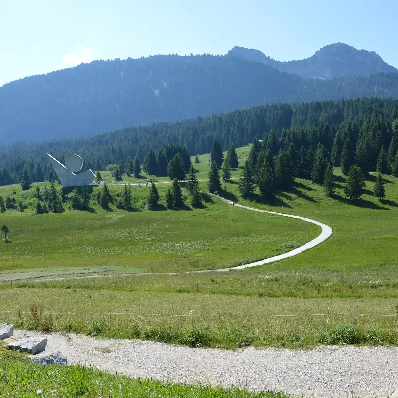 Vue sur le plateau des Glières