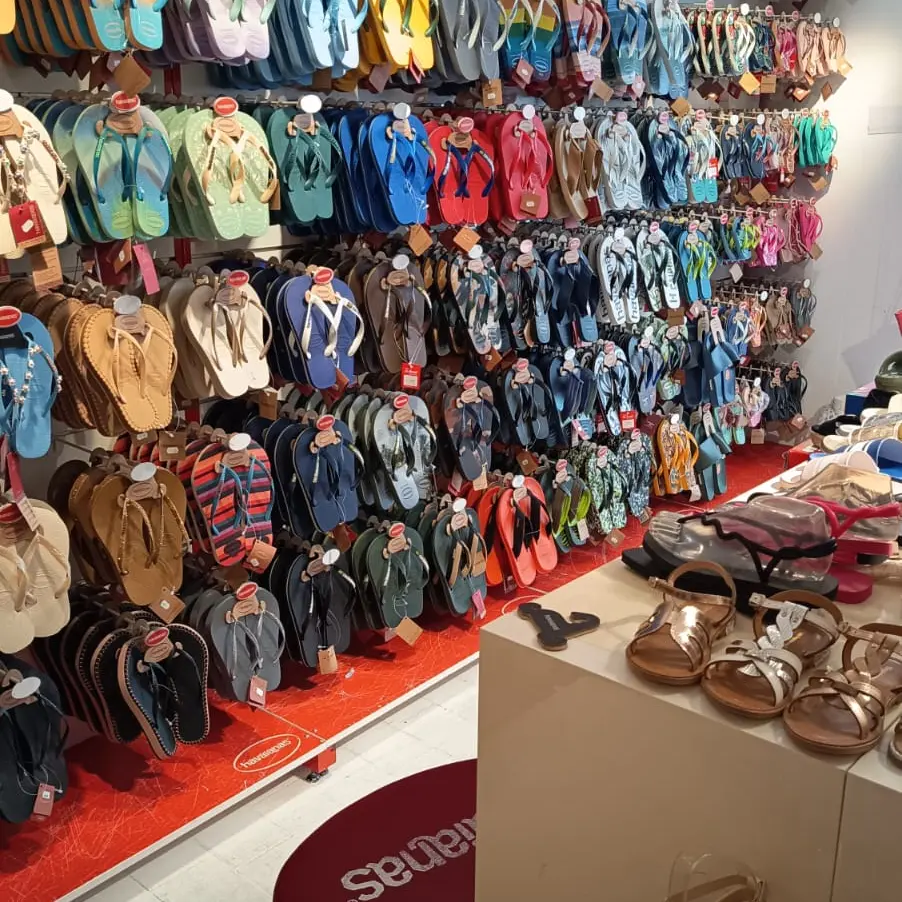 Wide range of flip-flops and sandals