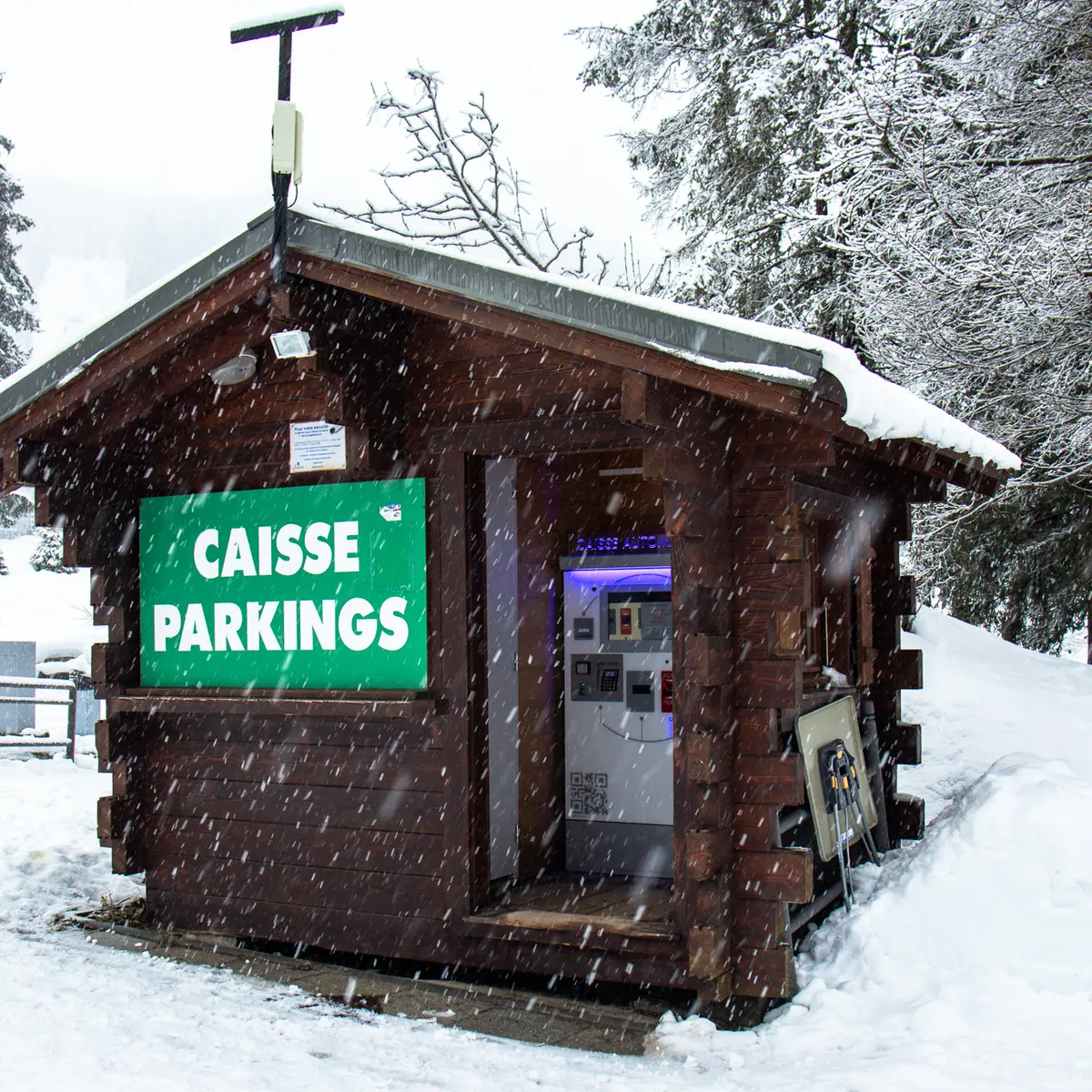 Borne de paiement automatique pour le parking P1