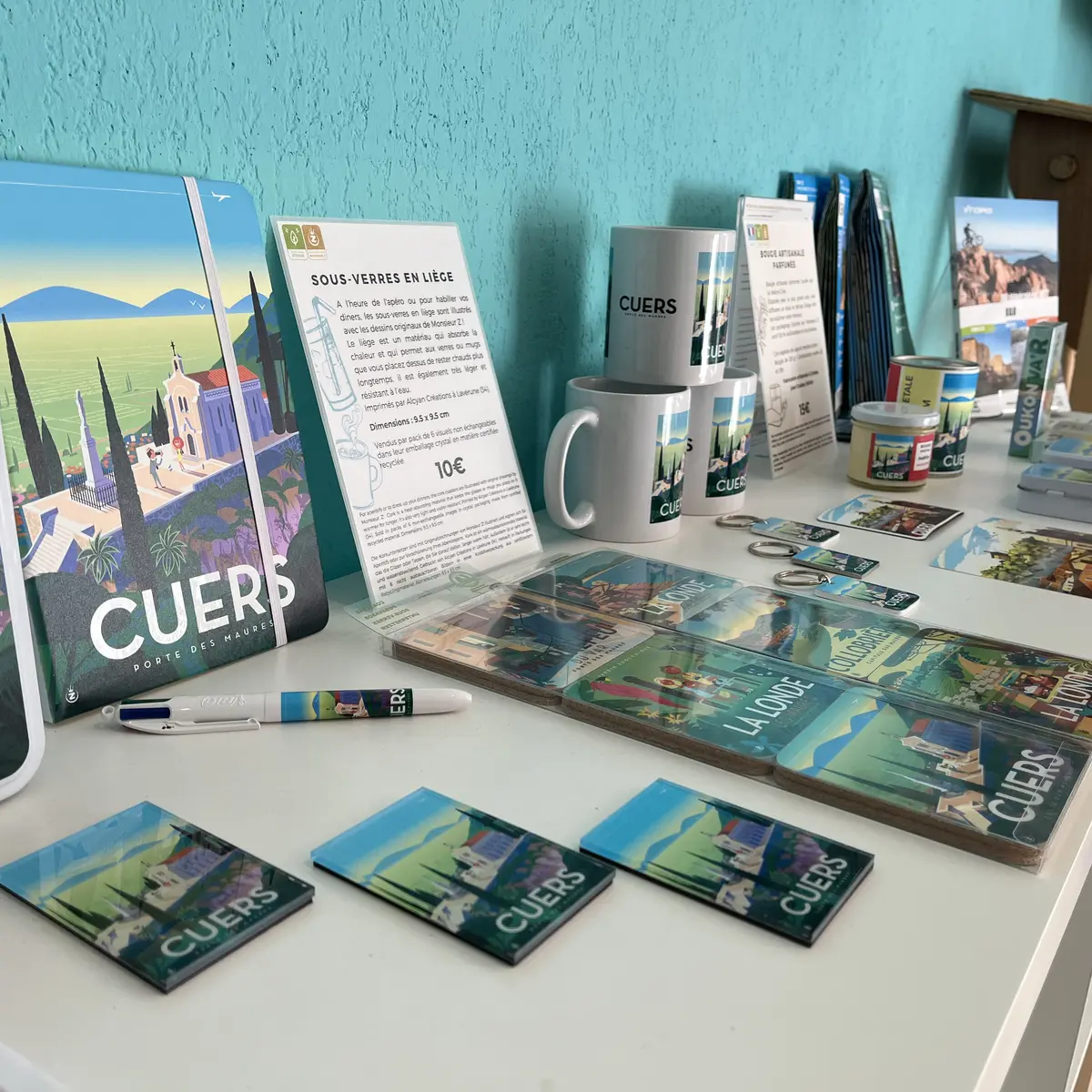 Boutique de l'Office de tourisme de Cuers
