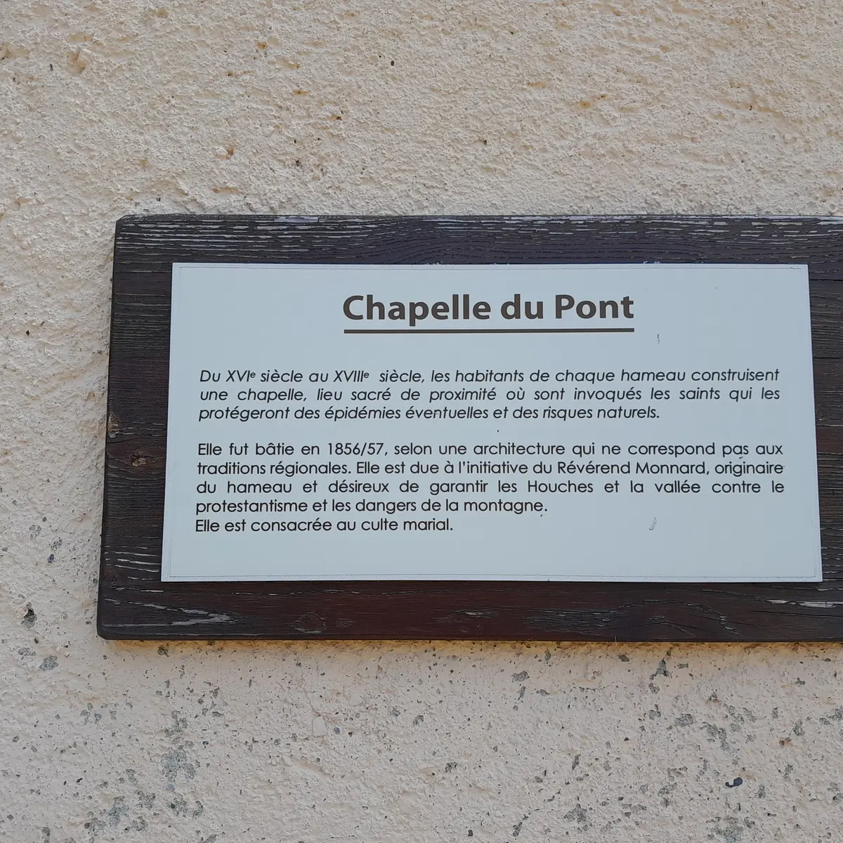 Chapelle du Pont - Les Houches