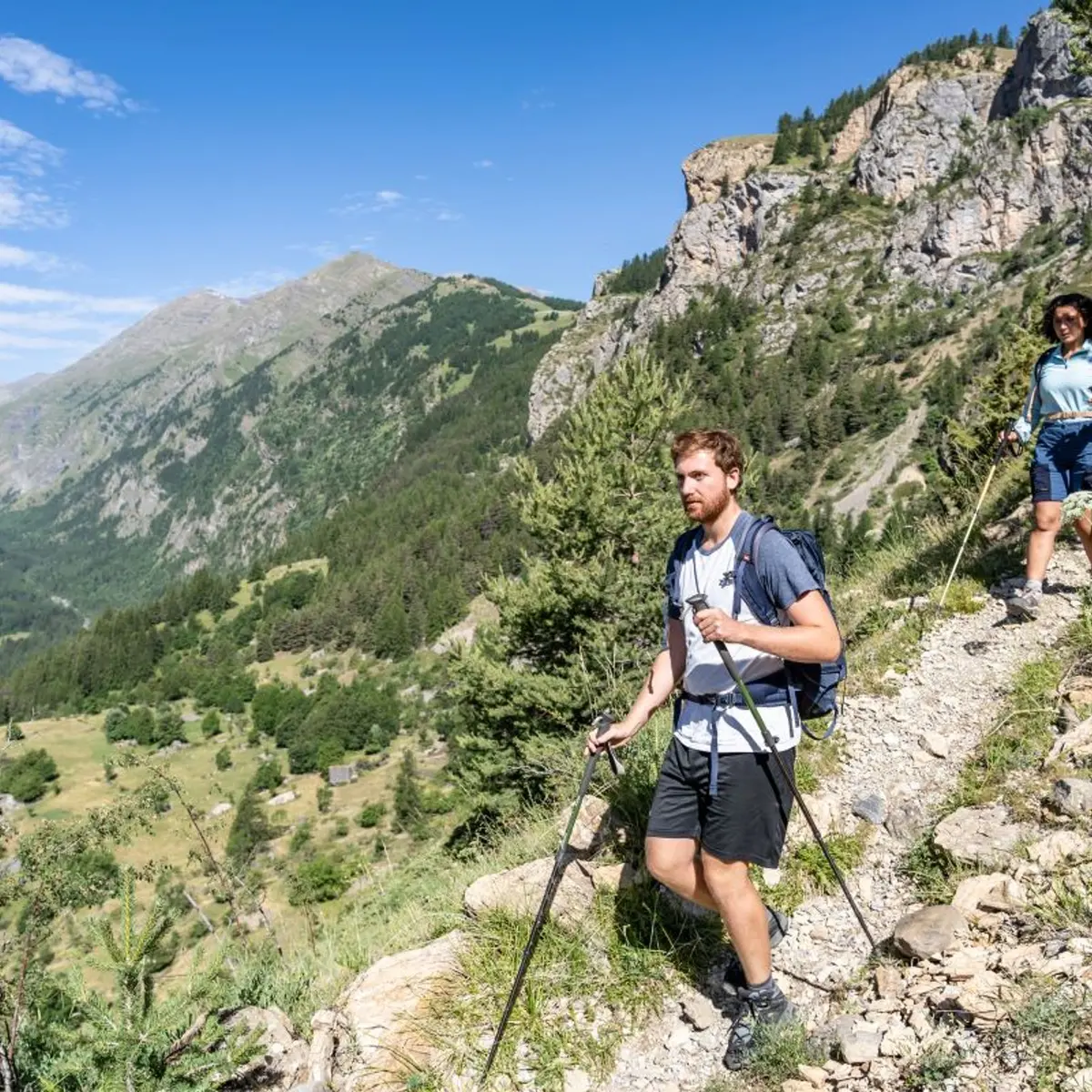 Col de la Pousterle - Vue sur le vallon du Fournel