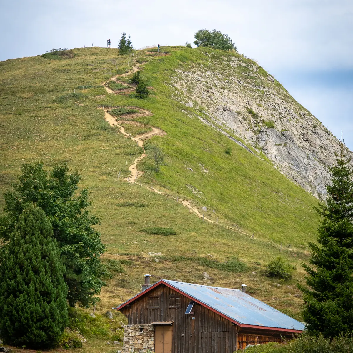 Partie finale de l'ascension du Mont Truc