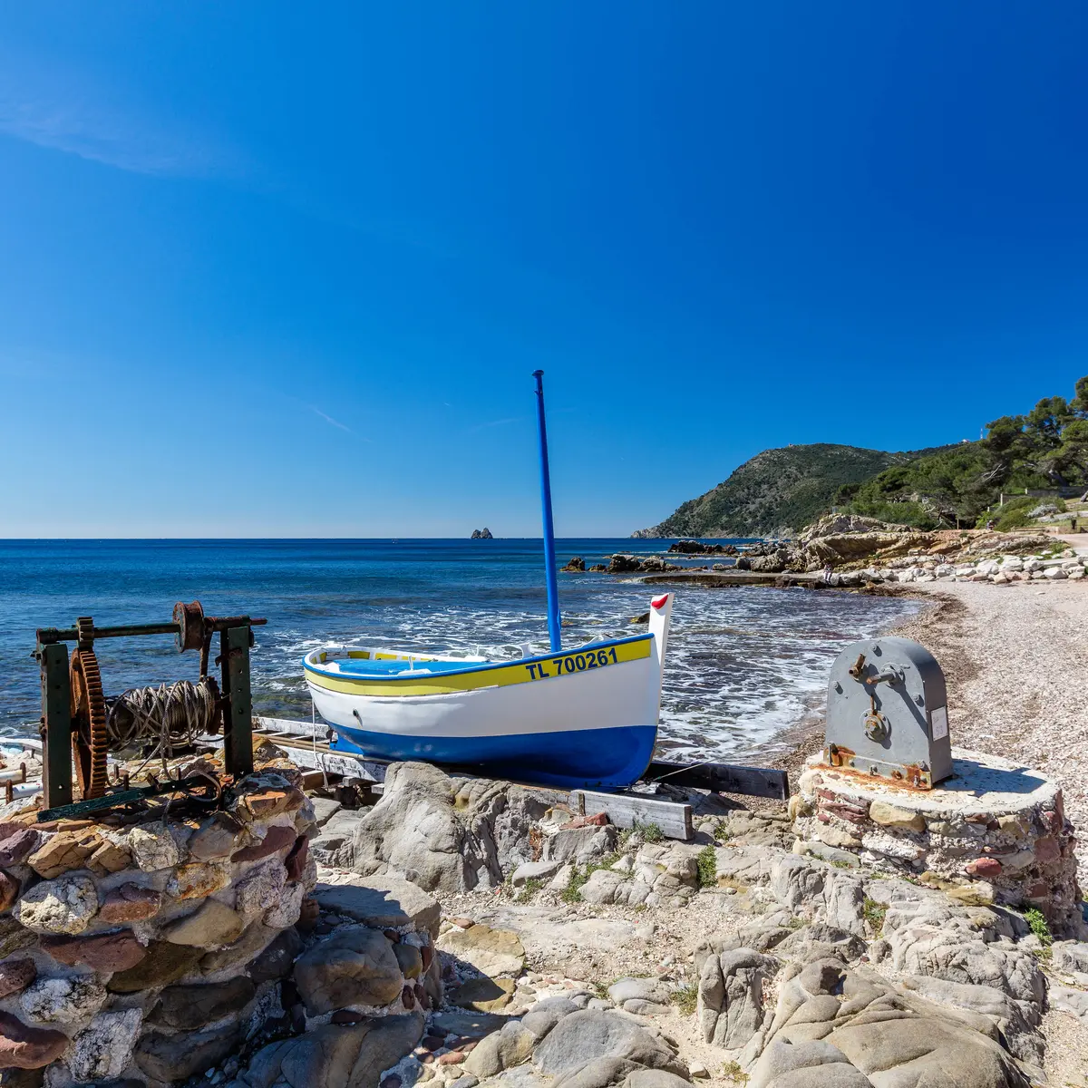 plage abritée du Mistral