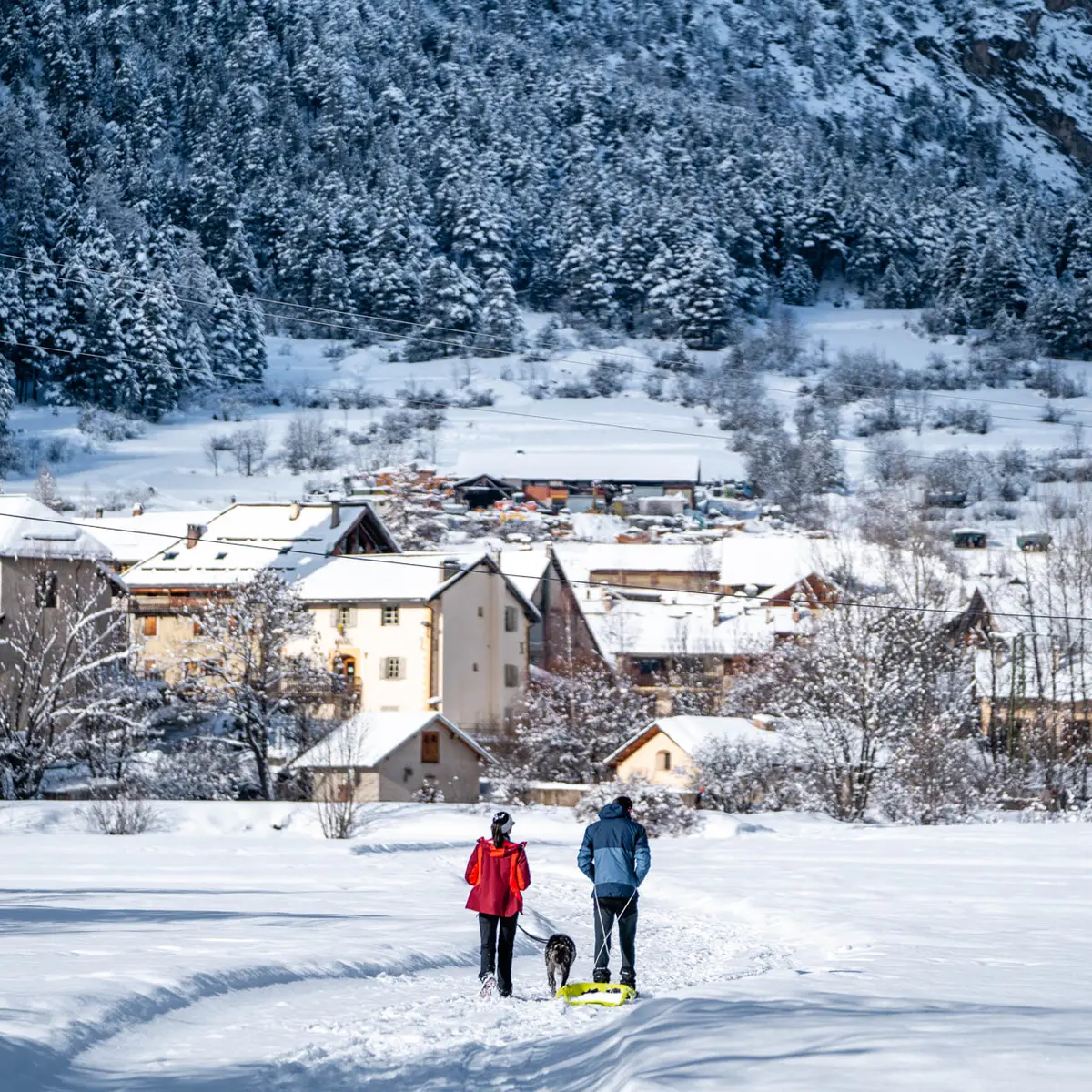 Arrival at Val des Prés