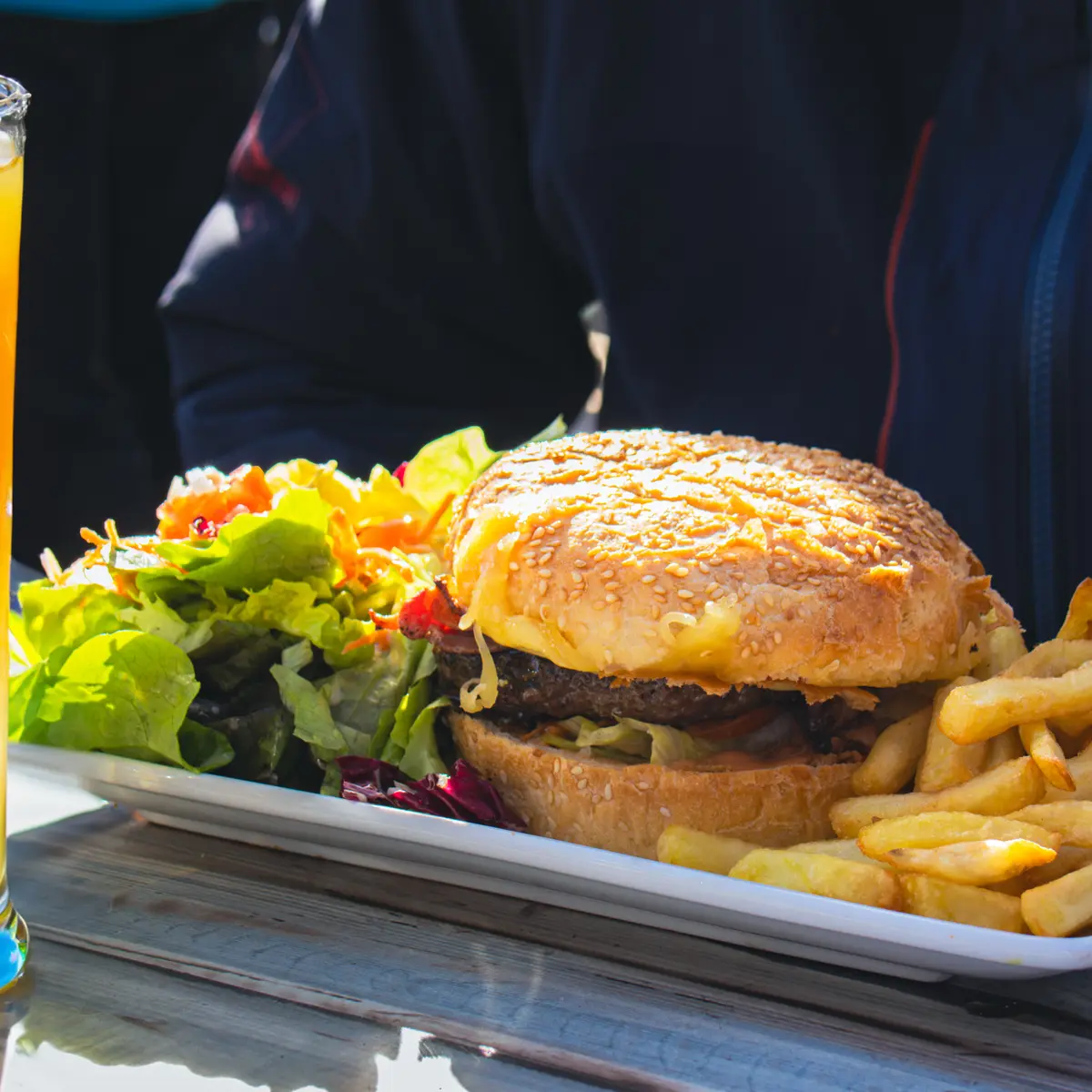 Le burger Désert Blanc