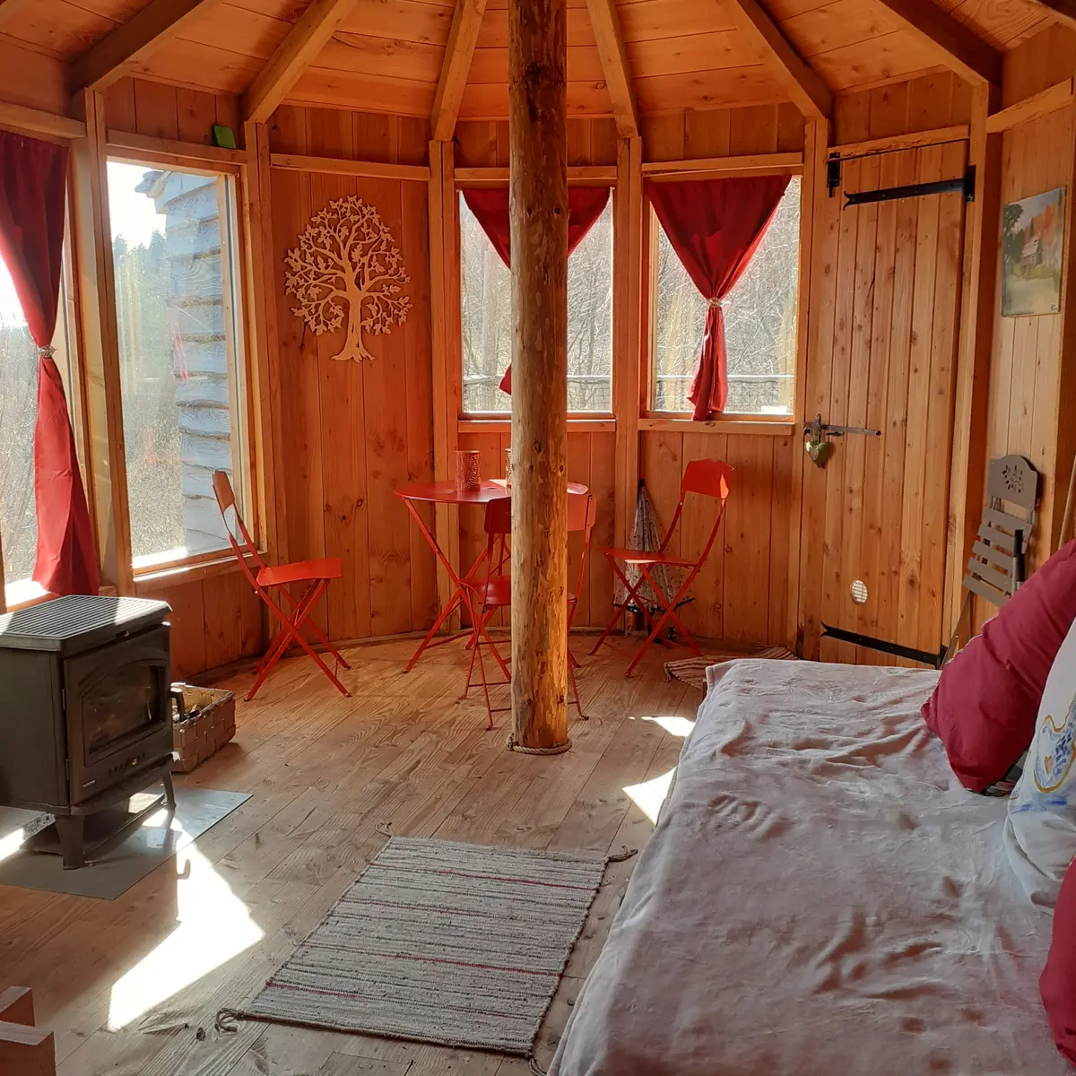 Intérieur cabane